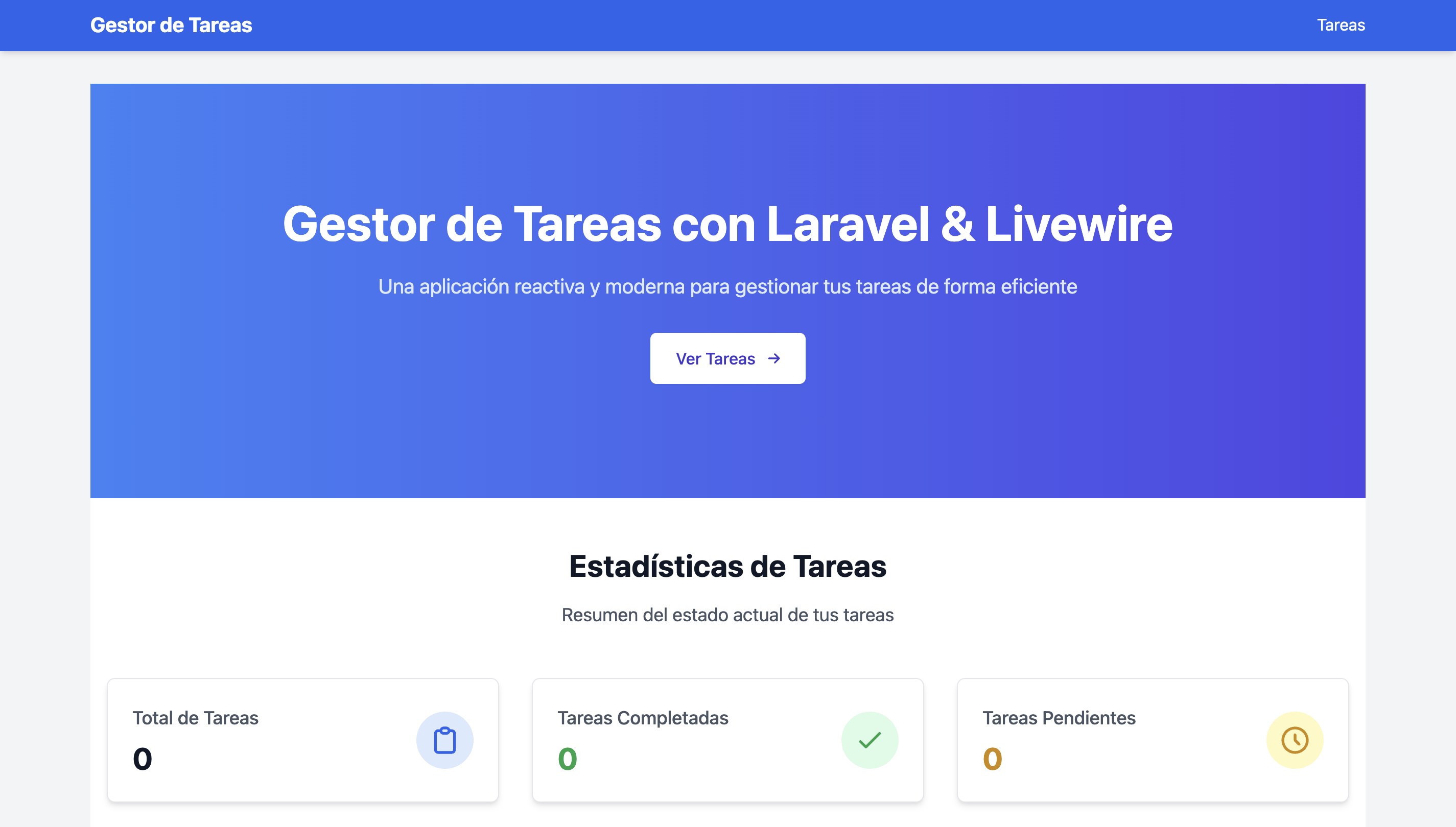 Proyecto de tareas - Imagen 1